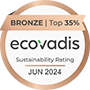 EcoVadis Bronze Medal